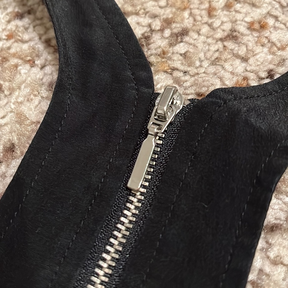 Sandro Black Y-Strap Sweater View 5